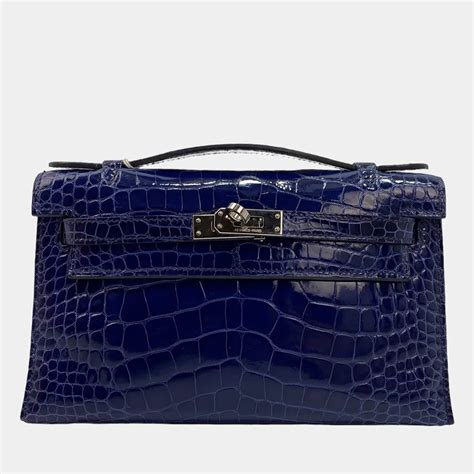 hermes pochette crocodile|hermes kelly bag price.